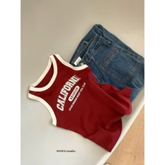 SET 2 ÁO BA LỖ ĐỎ - THAN CALIFORNIA PHỐI VIỀN NỮ SẴN