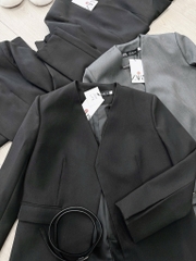 ÁO VEST NỮ ZARA KÈM ĐAI THU ĐÔNG SẴN