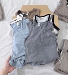 SET 4 BỘ BA LỖ TONE NÂU GHI KẺ BÉ TRAI
