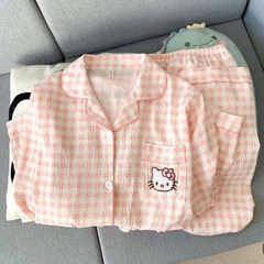 SET PIJAMA DÀI HELLO KITTY XINH XẮN NỮ THU ĐÔNG