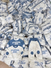 SET 2 BỘ DÀI NỈ HÀN STANDARD TRẮNG PHỐI XANH BÉ TRAI