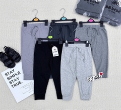 SET 5 QUẦN DÀI TONE ĐEN GHI BÉ TRAI SẴN (TĂNG GIÁ)