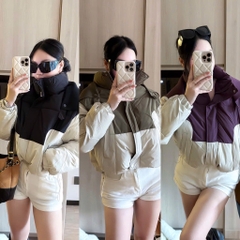 ÁO PHAO QCCC PHỐI MÀU SIÊU XINH NỮ THU ĐÔNG SẴN