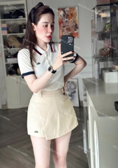 ÁO POLO CÁ SẤU CỔ VIỀN NỮ SẴN