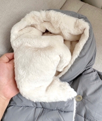 ÁO PHAO MŨ LÓT LÔNG DƯ XỊN BÉ TRAI BÉ GÁI SẴN