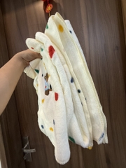 ĐỒ PHÒNG TẮM - SET 3 KHĂN TẮM CÚN CHẤM BI