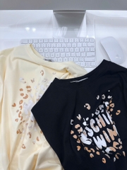 ÁO PHÔNG MOSCHINO CỘC TAY NỮ SẴN (SALE 60k)