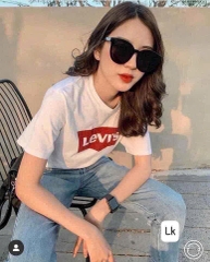 ÁO PHÔNG LEVIS CHỮ ĐỎ NỮ SẴN