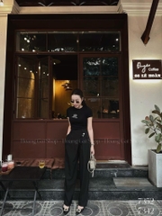 QUẦN BAGGY GU CHÉO CẠP ỐNG RỘNG(xả 85k)