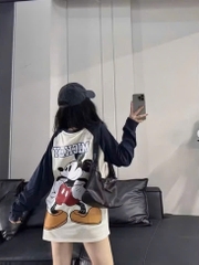 ÁO PHÔNG MICKEY DÀI TAY NỮ THU ĐÔNG SẴN