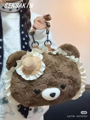 BALO GẤU ĐỘI MŨ NÂU NỮ