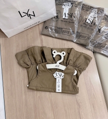 VÁY 3 TẦNG SÁT NÁCH NÂU TÂY BÉ GÁI