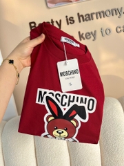 ÁO PHÔNG ĐỎ GẤU MOSCHI NỮ