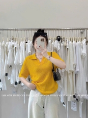 ÁO LEN MONGTOGHI LỖ VÀNG TRẮNG NỮ SẴN