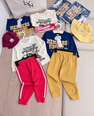 SET 2 BỘ DÀI BỌT BIỂN DÀI TAY BÉ TRAI