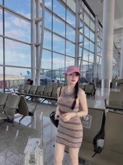VÁY LEN CỔ YẾM NHIỀU MÀU NỮ