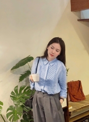 ÁO SƠ MI ZR LI DỌC DÀI TAY NỮ SẴN