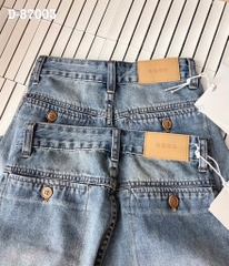 QUẦN BAGGY BÒ NỮ TÚI CÚC