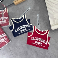 SET 2 ÁO BA LỖ ĐỎ - THAN CALIFORNIA PHỐI VIỀN NỮ SẴN