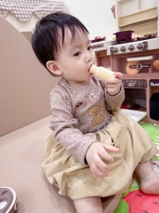 VÁY HOẠ TIẾT CHO BÉ SẴN
