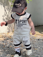 SET 2 BỘ COTTON TÀU SPORT BÉ TRAI SẴN (XẢ 75k)