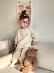 SET HAI BỘ NGỦ HOẠ TIẾT VỊT CHO BÉ