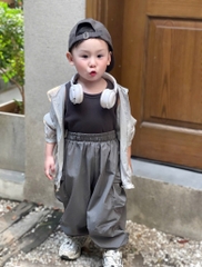 SET 3 QUẦN DÀI GIÓ TÚI HỘP ĐEN BE XÁM BÉ TRAI SẴN