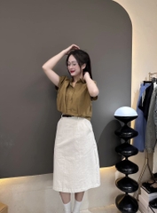 ÁO SƠ MI GU DÚM VAI LI GẤU(xả 69k)