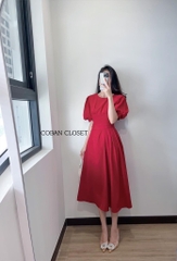 VÁY LI EO TẠO KIỂU TAY BỒNG SẴN