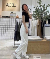 QUẦN JEAN NỮ SUÔNG TRẮNG SẴN