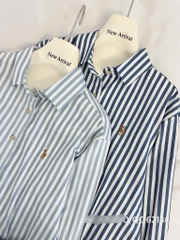 ÁO SƠ MI KẺ THÊU NGỰA DÀI TAY NỮ (SALE 69k)