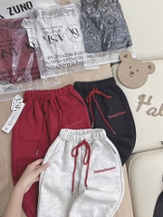 SET 3 QUẦN DÀI NỈ ỐNG BO WASSUP BÉ TRAI
