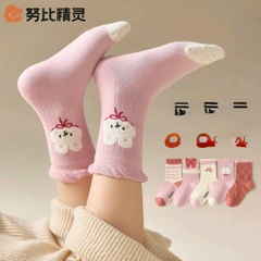 SET TẤT TONE HỒNG BÉ GÁI