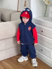 SET DÀI 3 CHI TIẾT THAN ĐỎ NG NHỆN BÉ TRAI
