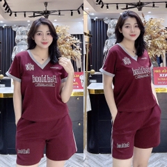 BỘ NỮ ÁO CỘC BAD BLOOD SẴN(SALE 119k)
