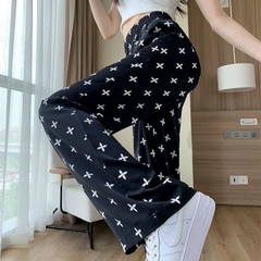 QUẦN LỤA ỐNG SUÔNG HOẠ TIẾT(xả 50k)