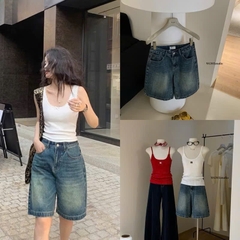 QUẦN NGỐ JEAN NỮ XANH WG