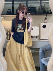 SET ÁO COTTON CHÂN VÁY GIÓ NHĂN NỮ