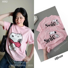 ÁO PHÔNG HỒNG SNOPY NỮ