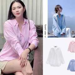 ÁO SMI KẺ XANH - HỒNG HOTTTT NỮ