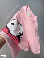 ÁO PHÔNG HỒNG SNOPY NỮ