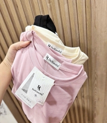 SET 3 ÁO DÀI TAY CỔ TRÒN TRƠN ĐEN BE HỒNG NỮ THU ĐÔNG SẴN