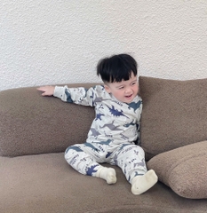 SET 3 BỘ DÀI TAY KHỦNG LONG BÉ TRAI