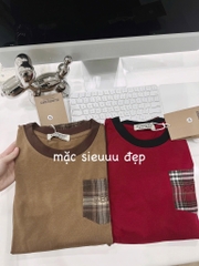 SET BỘ NỮ BBR ÁO PHỐI – QUẦN KẺ CHUẨN SANG CHẢNH (xả 129k)