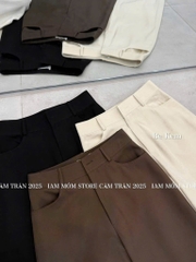 QUẦN KAKI SUÔNG 3 MÀU NỮ