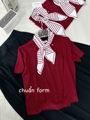 SET CHÂN VÁY MIX ÁO CT KÈM KHĂN LỤA NỮ