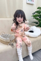 SET 2 BỘ DÀI THỎ HOA NHÍ TONE HÀN QUỐC BÉ GÁI