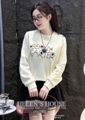 ÁO CARTER DÀI TAY THÊU HẠT MIX CÚC NỮ THU ĐÔNG (SALE 93k)