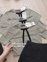 SET BỘ ÁO LEN DÍP CỔ NƠ CV A NẮP TÚI SẴN (SALE 119k)