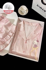 PIZAMA MÈO KITTY HỒNG NỮ
